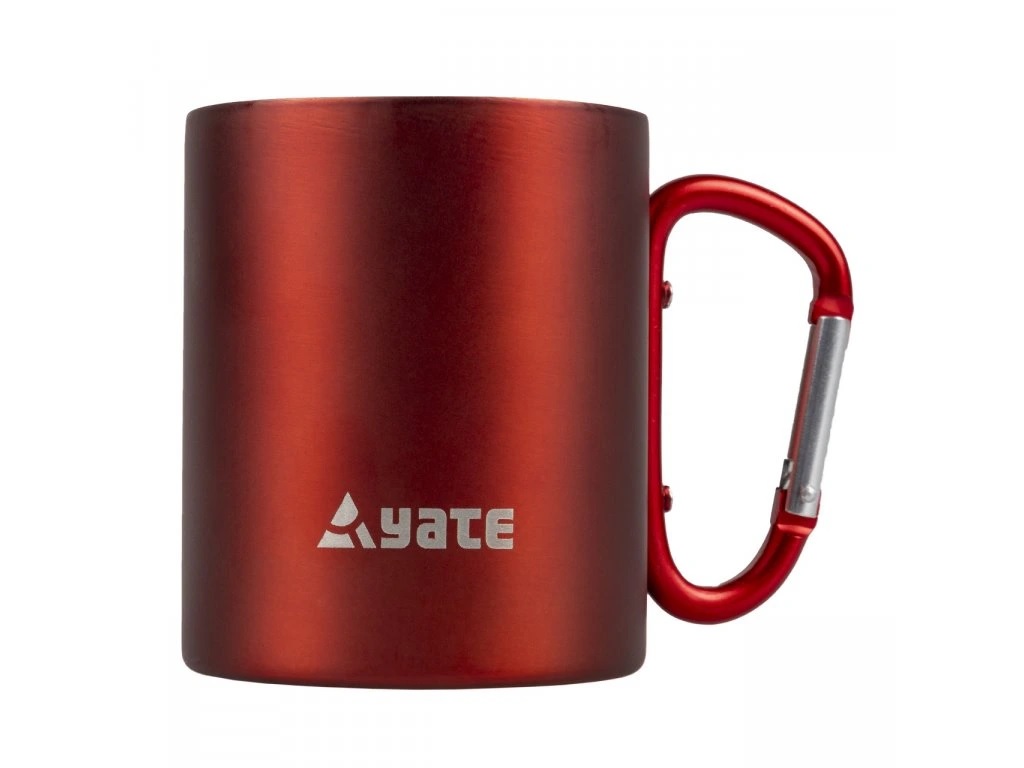detail hrnek Yate s karabinou 0,3L