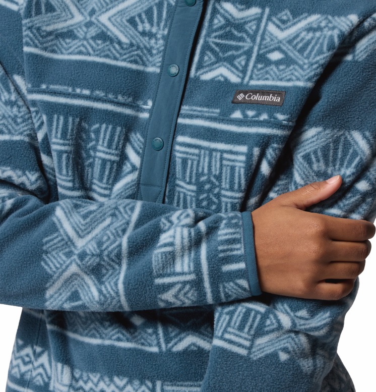 detail dámská mikina Columbia Benton Springs™ Printed 1/2 Snap