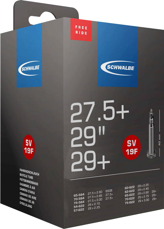 detail duše uni Schwalbe 27,5 - 29 x 2.10 - 3.00 FV/SV