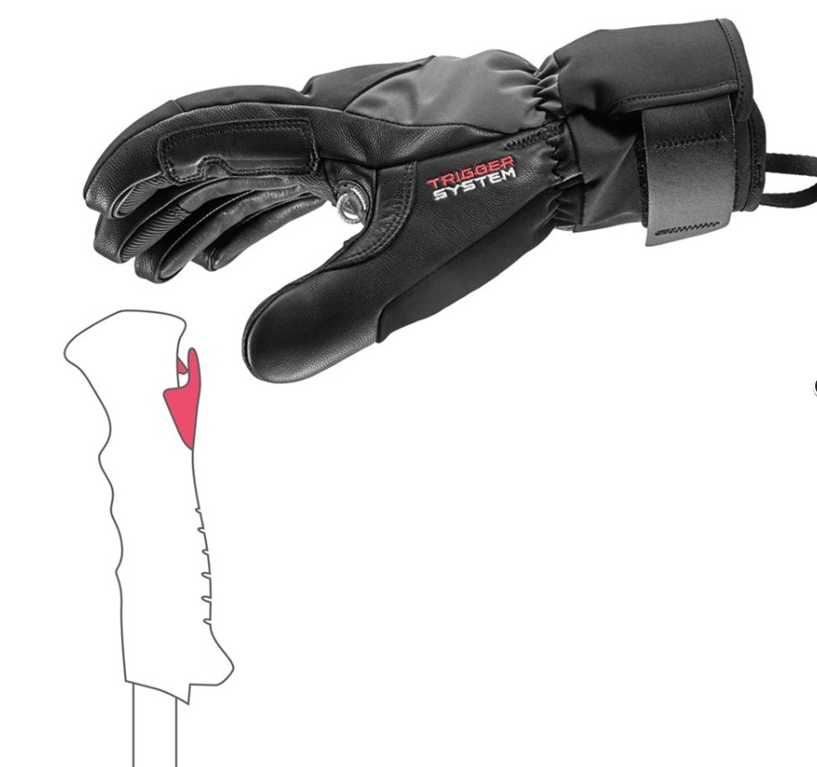 detail Rukavice Leki Hevon Thermo 3D