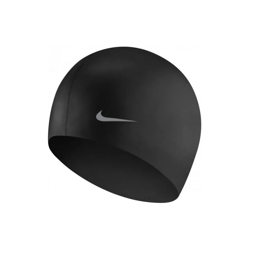 detail plavecká čepice Nike Solid Silicon Junior