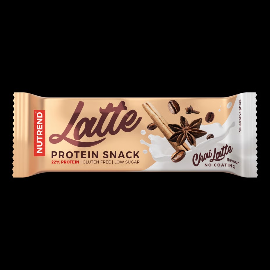 detail tyčinka Nutrend Latte Protein Snack 40g 10g = 8,75Kč