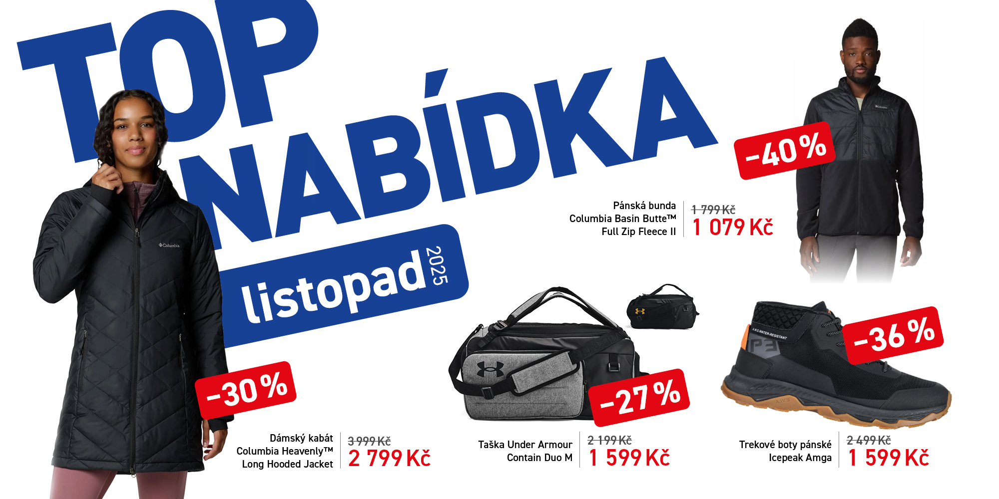 Top nabídka pro měsíc Listopad