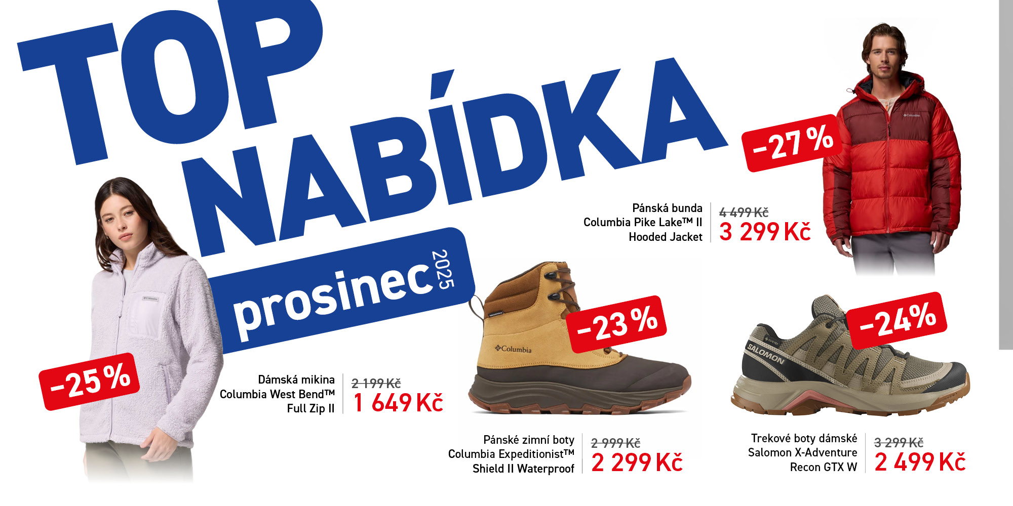 Top nabídka pro měsíc Prosinec